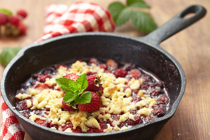 Instants mieux-être - Crumble aux fruits rouges